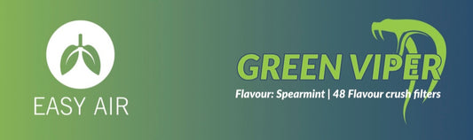 Green Viper Crush Filter - Spearmint Flavour